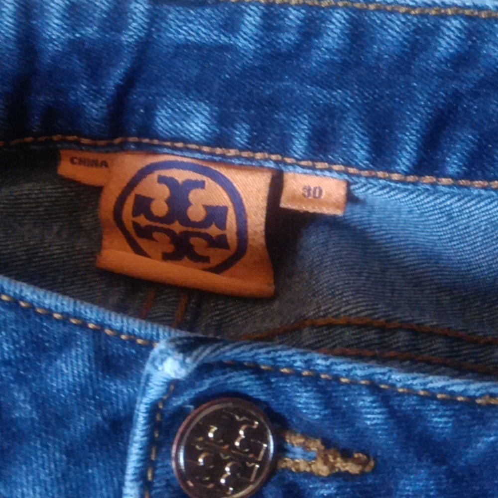 Tory Burch Blue Skinny Jeans - Picture 3 of 6